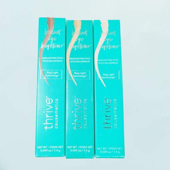 3pc/3 color Mix/Brilliant Highlighting Stick Eye Brightener Thrive Causemetics - Picture 1 of 4